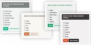 Web Poll