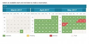 Property Rental Calendar
