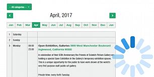 Online Event Calendar